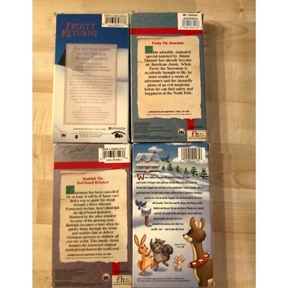 Lot of four winter/holiday/christmas vhs - pre-owned - Picture 2 of 11